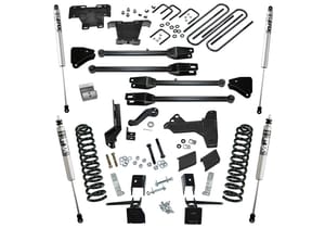 Superlift 6" Lift Kit w/ FOX Shocks - 17-22 F250/350 4WD Diesel w/ 4-Link Arms