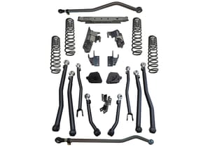 Superlift 4" Rock Runner Series Lift Kit  - 18-23 JP JL WRGLR 4 DR - W/ SHADOW SERIES SHX