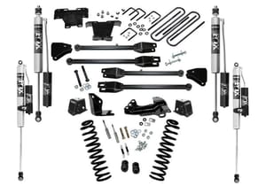 Superlift 4" Lift Kit w/ FOX 2.0 Reservoir Shocks - 05-07 F250/350 4WD Dsl w/ 4-Link Arms