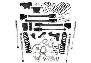 Superlift 6" Lift Kit w/ FOX Shocks - 08-10 F250/350 4WD Diesel w/ 4-Link Arms