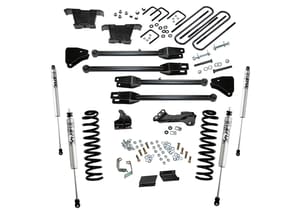 Superlift 4" Lift Kit w/ FOX Shocks - 11-16 F250/350 4WD Diesel w/ 4-Link Arms