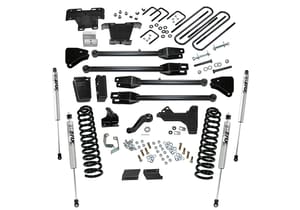 Superlift 6" Lift Kit w/ FOX Shocks - 11-16 F250/350 4WD Diesel w/ 4-Link Arms