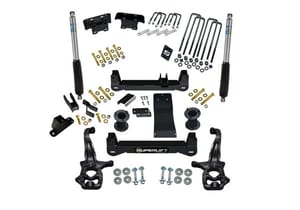 Superlift 4" Lift Kit - 19 (New Body)-24 Silv/Sierra 1500 4WDw/Blstn Shks - Trailboss/AT4