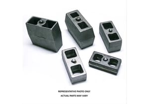 Superlift 2" Rear Block Kit-05-10 F250/F350 w/ 3 5/8" Axle Tube & w/ Top Mounted Overloads