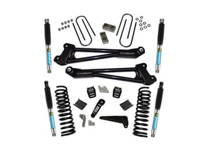 Superlift 4" Lift Kit-13-18 Ram 3500 4WD-Diesel - Replacmnt Radius Arms w/ Bilstein Shocks