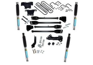 Superlift 4" 4-Link Lift Kit - 17-22 F-250/F-350 4WD - Diesel - w/ Bilstein Shocks