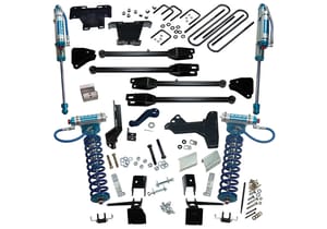 Superlift 6" King Ed 4-Link Lift Kit-17-22 F250/350 4WD w King Frt Clvr & Res Rr Shcks