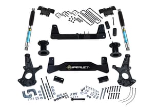 Superlift 6.5" Lift Kit - 14-18 GM 1500 2WD w OE Al or SS Ctrl Arms w Bilstein Rear Shocks
