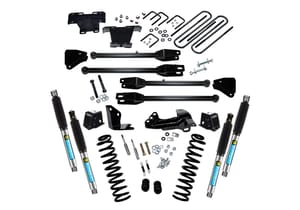 Superlift 4" Lift Kit - 05-07 F250/F350 4WD Diesel w 4-Link Conversion & Bilstein Shocks
