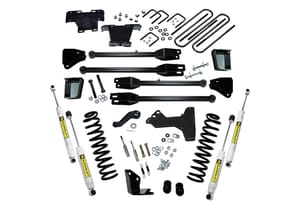Superlift 6" Lift Kit - 05-07 F250/F350 4WD Diesel w 4-Link Conversion & SL Shocks