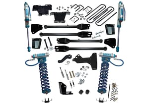 Superlift 6" Lift Kit - 05-07 F250/F350 4WD w 4-Link Conversion & King Clvrs/Shocks
