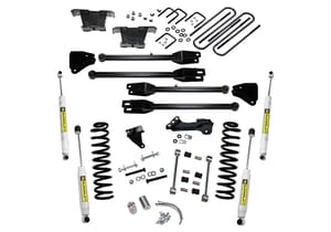 Superlift 4" Lift Kit - 08-10 F-250/F-350 4WD - Diesel - w/ 4-Link Conversion & SL Shocks