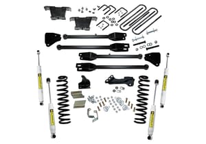 Superlift 4" Lift Kit - 11-16 F-250/F-350 4WD - Diesel - w/ 4-Link Conversion & SL Shocks
