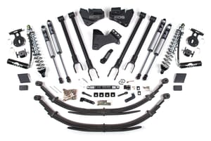 BDS Suspension 17-19 Ford F250-F350 4in. 4 Link Suspension System Coilover kit - Diesel engine