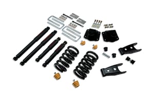 Belltech (V10 & Diesel) 3" F/4" R drop W/ Nitro Drop II Shocks