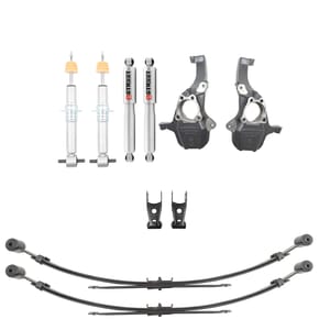 Shocks & Struts - Belltech 350345SP 2019+ Chevrolet Silverado/Sierra 1500 2WD 4WD (All Cabs) 0 to 3" F/ 4" R