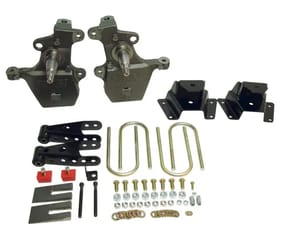 Belltech Cabs), V8 only) 2" F/4" R drop W/O Shocks