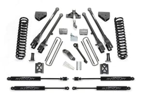 Fabtech 6" 4 Link System with Stealth Shocks