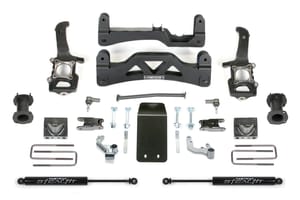 Fabtech 6" Basic System with Front Stock Coilover Spacers & Rear Stealth Shocks