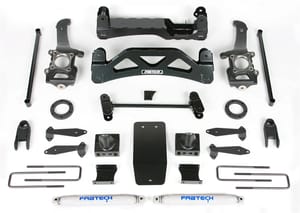 Fabtech 6" Basic System with Front Stock Coilover Spacer & Rear Performance Shocks
