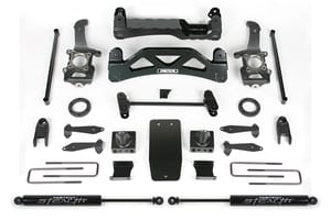 Fabtech 6" Basic System with Front Stock Coilover Spacer & Rear Stealth Shocks