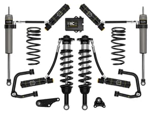ICON Vehicle Dynamics 24-26 TACOMA 1.25-3" STAGE 6 SUSPENSION SYSTEM TUBULAR OVERLAND REAR COILS