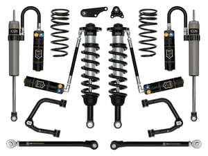 ICON Vehicle Dynamics 24-26 TACOMA 1.25-3" STAGE 9 SUSPENSION SYSTEM TUBULAR OVERLAND REAR COILS