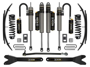 ICON Vehicle Dynamics 23-26 FORD F250/F350 GAS 2.5" STAGE 4 SUSPENSION SYS RADIUS ARMS/EXPANSION PACK