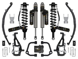 ICON Vehicle Dynamics 21-25 FORD F150 4WD 3.5-4.5" STAGE 5 SUSPENSION SYS TUBULAR UCA / LEAF PACK