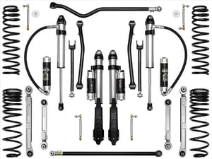 ICON Vehicle Dynamics 20-UP JEEP GLADIATOR 2.5" STAGE 8 SUSPENSION SYSTEM (BILLET)