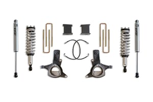 MaxTrac Suspension 7" LIFT KIT (FOX SHOCKS) (STAMPED STEEL ARMS)