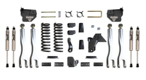 MaxTrac Suspension 4" LIFT KIT W/ 4-LINKS (FOX SHOCKS) (FACTORY REAR AIR RIDE)