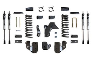 MaxTrac Suspension 4" LIFT KIT (VULCAN SHOCKS) (FACTORY REAR AIR RIDE)