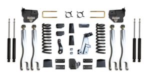 MaxTrac Suspension 8" LIFT KIT W/ 4-LINKS & MAX TRAC SHOCKS (FACTORY REAR AIR RIDE)