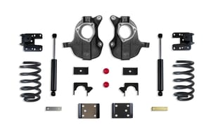 MaxTrac Suspension 4"/6" LOWERING KIT (SPINDLES/COILS) (2DR, STAMPED/ALUM ARMS)