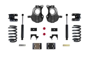 MaxTrac Suspension 4"/6" LOWERING KIT (SPINDLES/COILS) (4DR, STAMPED/ALUM ARMS)