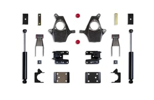 MaxTrac Suspension 2"/4" LOWERING KIT (SPINDLES, CAST STEEL ARMS)