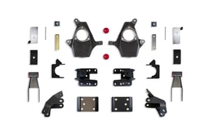 MaxTrac Suspension 2"/4" LOWERING KIT (MAGNERIDE MODELS) (SPINDLES, CAST STEEL ARMS)