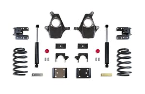 MaxTrac Suspension 4"/6" LOWERING KIT (SPINDLES/COILS, EXT/CREW CAB, CAST STEEL ARMS)