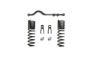 MaxTrac Suspension FRONT COILS, TRAC BAR, F. SHOCK EXT & MISC. BRACKETS - 3" LIFT HEIGHT