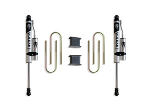 MaxTrac Suspension 4" REAR LIFT BOX KIT W/ VULCAN RESERVOIR SHOCKS