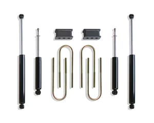 MaxTrac Suspension 2.5" REAR LIFT BOX KIT (4.125" X 13.5" U-BOLTS)