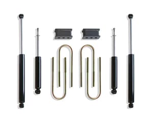 MaxTrac Suspension 2.5" REAR LIFT BOX KIT (4.125" X 16.5" U-BOLTS) (DUALLY MODELS) (MAX TRAC SHOCK)