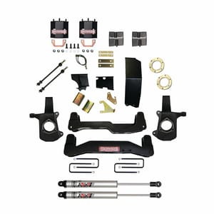 Skyjacker 6-7 in. Suspension Lift Kit With ADX M2.0 Aluminum Monotube Shocks.