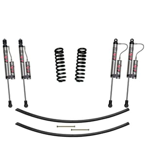 Skyjacker 2 in. Suspension Lift Kit With ADX 2.0 Remote Reservoir Monotube Shocks.