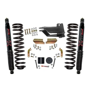 Skyjacker 2.5 in. Front Leveling Kit With Black MAX Shocks.