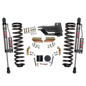 Skyjacker 2.5 in. Front Leveling Kit With ADX 2.0 Remote Reservoir Shocks.