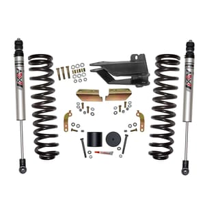 Skyjacker 2.5 in. Front Leveling Kit With ADX M2.0 Aluminum Monotube Shocks.