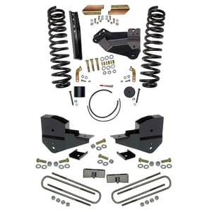Skyjacker 4 in. Suspension Lift Kit with Front Coils and Rear Blocks.