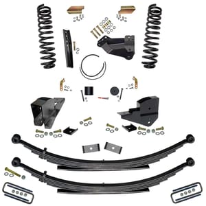Skyjacker 4 In. Lift Kit with Front Coil Springs and Rear Leaf Springs.